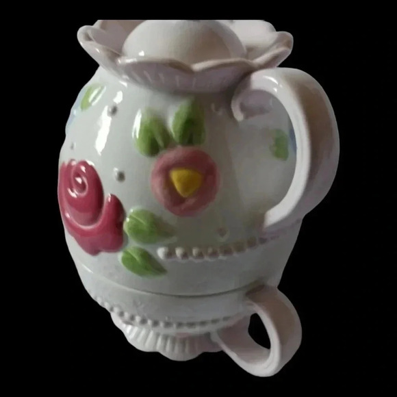 Michel roses  tea set colorful - Picture 4 of 11